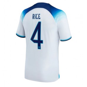 Lacne Muži Futbalové dres Anglicko Declan Rice #4 MS 2022 Krátky Rukáv - Domáci